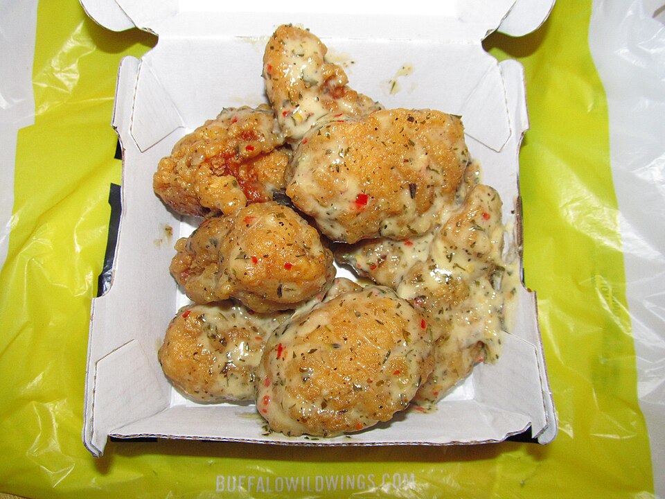 Ailes boneless Parmesan Garlic