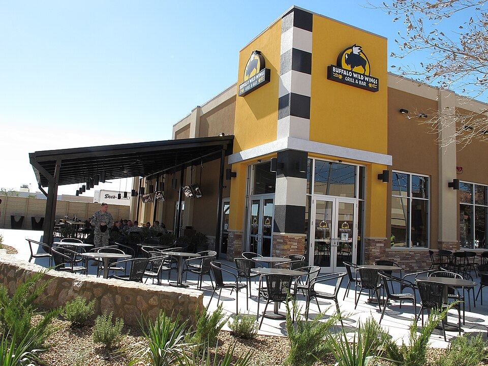 Terrasse d'un Buffalo Wild Wings